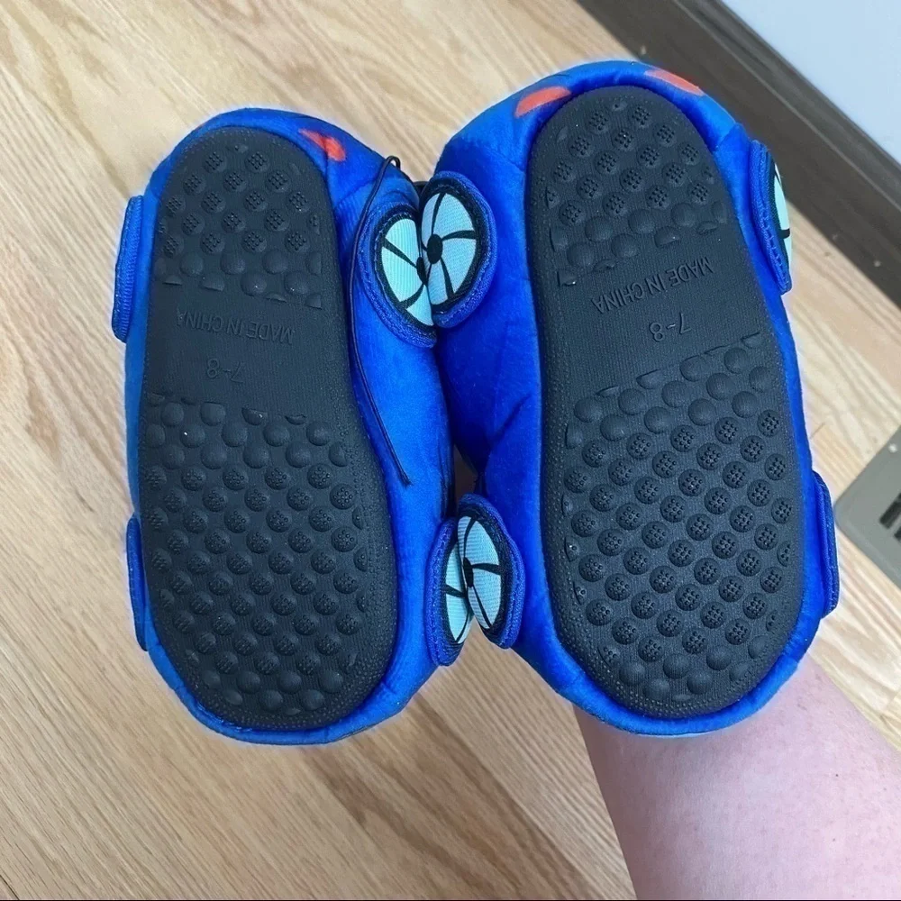 PJ Masks Slipper Cars NWT 7/8 Kids Boys Slip On Blue Nickelodeon